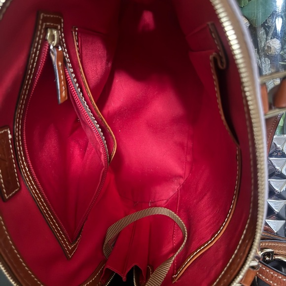 Dooney & Bourke Elegant Two-Tone Leather Handbag / NWOT - Picture 4 of 9